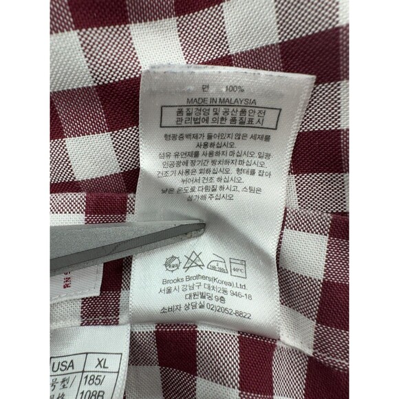 Brooks Brothers Shirt Mens XL 346 Supima Cotton Non Iron Classic Fit Dress Shirt - Picture 9 of 12